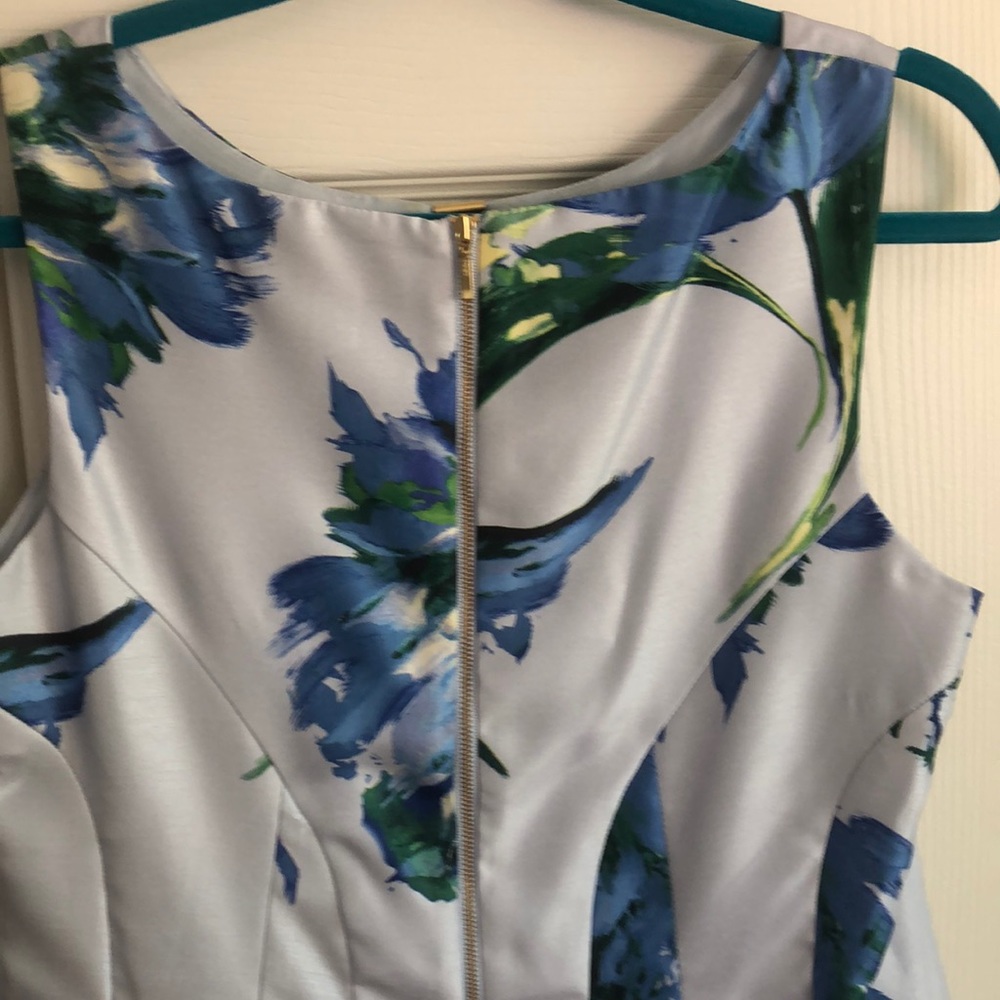 Blue Floral Dress - Picture 5 of 5